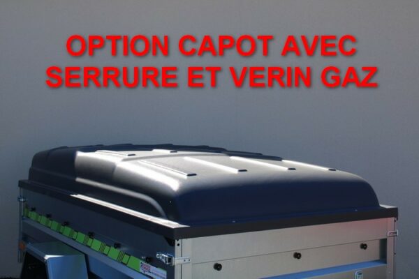 Remorque SOREL Rustique R170 + CAPOT ABS