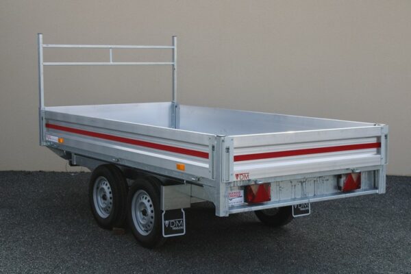 Remorque BENNE VDM 254X152X30