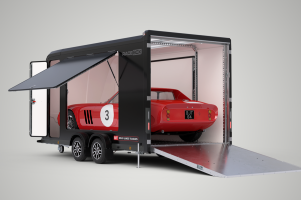 Remorque Porte Voiture Fermé BRIAN JAMES TRAILERS RACE BOX BLACK